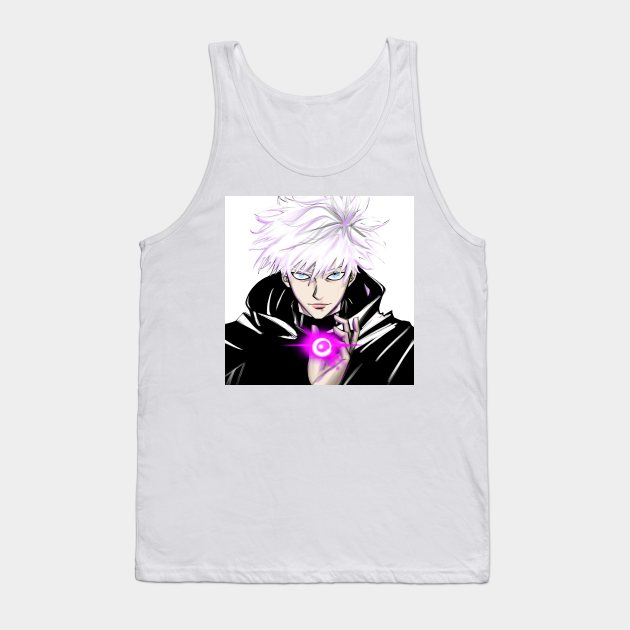 the special sorcerer boy ecopop art in shaman curse magic Tank Top by jorge_lebeau